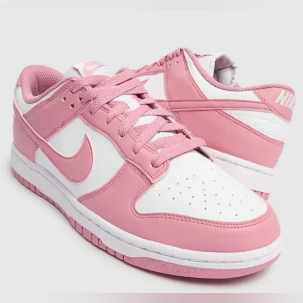 Nike Dunk Low 'Real Pink' Sneakers Wmn's Size 10 Like New MSRP $140 - Picture 2 of 11